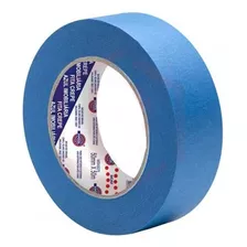 Kit Com 4 Fita Crepe Azul Interno E Externo 50mmx50m Eurocel