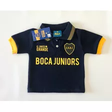 Chomba Remera De Bebe Boca Juniors 0 A 36 Meses - Oficial