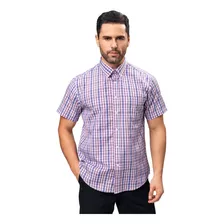 Camisa Hombre Cuadrillé Morado Ii Fashion's Park