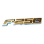 Par Tapetes Delanteros Logo Ford F-250 1997 - 2002 2003 2004