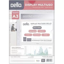 Expositor Quadro De Aviso Multiuso A3 Cristal Dello