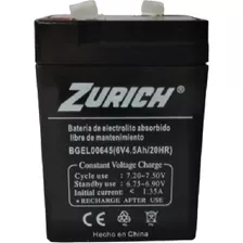 Bateria De Gel Recargable 6v 4.5ah Universal Auto Electrico