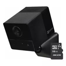 Ezvis Mini Cámara Ip Bc2-plus-32 Inalámbrica Con Batería Recargable De 2 Mp Con Memoria Microsd De 32gb Con Base Magnética Cs-bc2 Ideal Para Uso En Interior