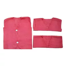 Camisas Bayetilla Roja Para Bebé X 3