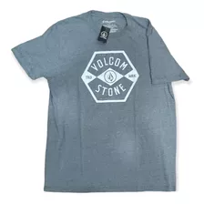 Playera De Hombre Gris Volcom Talla Grande L / G 