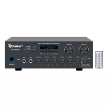 Amplificador De Áudio Sm-ap2000 Sumay 2.0 Stereo 200w-bivolt Cor Preto Potência De Saída Rms 200 W 110v/220v