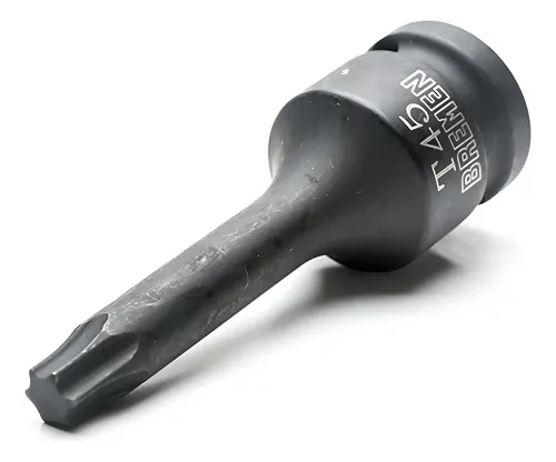Llave Tubo Bremen Alto Impacto Torx T60 Enc 1/2 Largo 80mm Cod. 3006 Dgm Negro