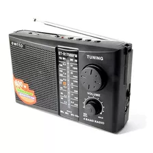 Radio Fm/am/usb/bluethooth/sd/bateria Recargable/control 