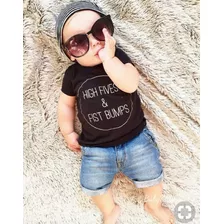 Roupa Criança Menino Bermuda Jeans Bebê Infantil E Juvenil