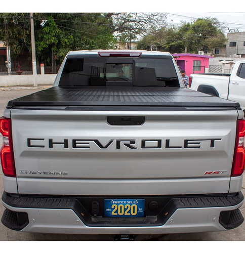 Tapa Batea Trifold Chevrolet Cheyenne 2019 2020 2021 2022 Foto 2