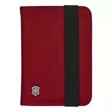 Porta Pasaporte Con Protección Rfdi Color Rojo, Victorinox Color Rojo