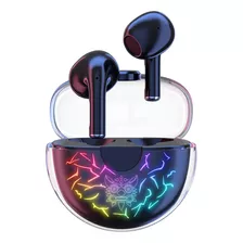 Audífonos In-ear Gamer Inalámbricos Onikuma Tws T35 T35 Negro Con Luz Led