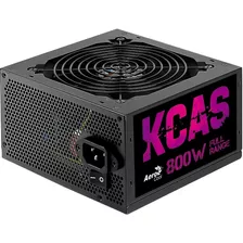 Fonte Gamer Atx Aerocool Kcas 800w 80plus Bronze Sem Cabo Pt