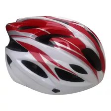 Casco De Ciclismo Homologado Rojo Y Blanco, Totem.