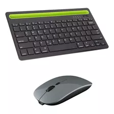 Teclado E Mouse Recarregável Compatível Com Notebook Dell 