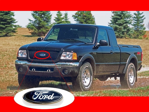 Emblema Parrilla De Panal Ford Ranger 2001-2002-2003-2004 Foto 4