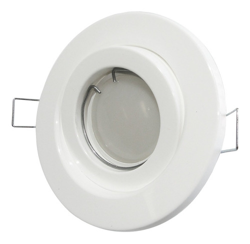 Spot Led Embutir Circular Plastico + Dicro Led 7w Pack X 10