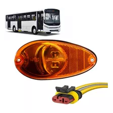 Lanterna Lateral Pisca Onibus Caio Neobus Thunder Led 24vts