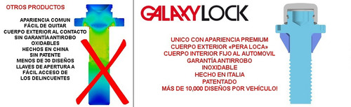 Tuercas Seguridad Galaxylock Grand I10 Gls Sedan Envigratis Foto 3