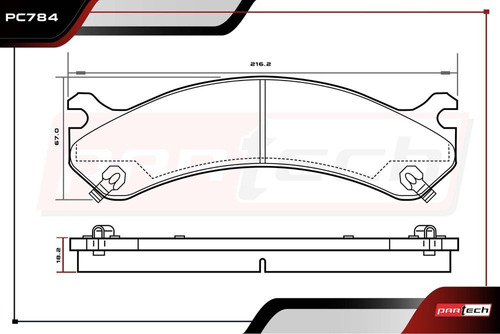 Balatas Delanteras Chevrolet Express 2500 4.3l 2003 2006 Foto 2