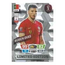 Card Rúben Dias Limited Edition Adrenalyn X L Copa 2022