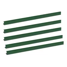 Porta Etiqueta P/ Bandeja Gondola 92cm Verde Bandeira Kit 30