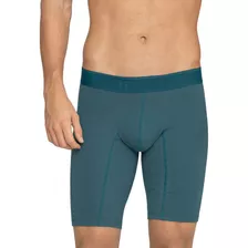 Ropa Interior Masculina Boxer Largo 033310 Azul Medio