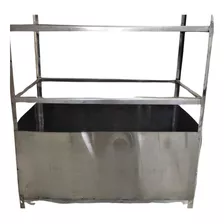 Churrasqueira Toda Em Inox 430 Feita Com Sobra De Inox. 