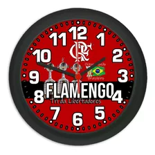 Relógio De Parede Quartz 24cm Flamengo Crf - Somos Uma Nação