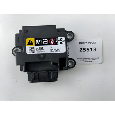 Módulo Airbag Acionado Gm Onix Plus 2024 26312798