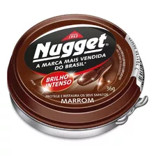 Polidor De Sapato Paste Marron Nugget 36g