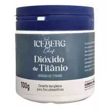 Dióxido Titânio Corante Extra Branco Doces Fino Iceberg 100g