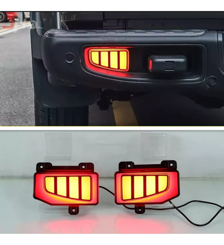 Jeep Gladiator 2019-2024 Led Rear Fog Light Tail Bumper Foto 2