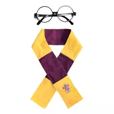 Pack Disfraz Harry Potter Bufanda Y Lentes