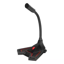 Micrófono Gamer Xtrike Me Xmc-01 Omnidireccional 3.5mm Color Negro