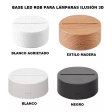 Base Led Rgb Para Lámparas De Acrílico