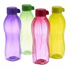 Botellas Con Tapa Rosca Tupperware Aquaslim Juego De 4