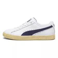 Tênis Clyde Vintage Puma Tênis Clyde Vintage Cor Puma White-puma Navy Tamanho 42