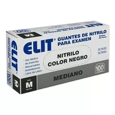 Guantes De Nitrilo Negros - Elit