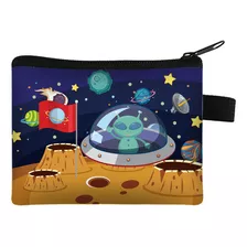 Nuevo Monedero Infantil Space Astronaut, Portátil Para Estud