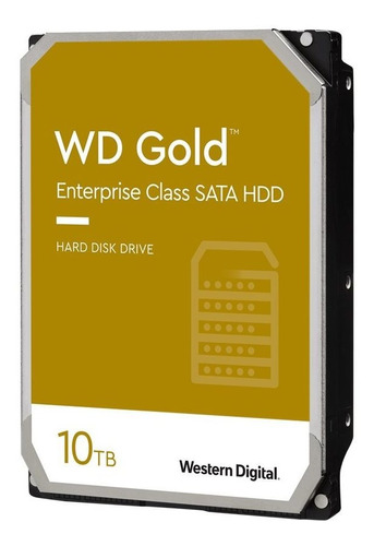 Disco Rigido Interno Western Digital 10tb Gold Sata 3.5