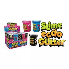 Massinha De Modelar/2 Slime Ecão Glitter Cores Sortidas