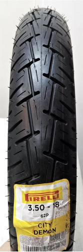 Llanta Pirelli 3.50-18 Y 90/90-18 City Demon Usa Camara Foto 6