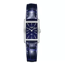 Longines Quartz Dolcevita Blue Strap Watch, Blue Dial, 32mm 