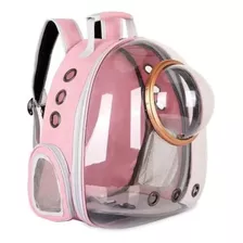 Morral Astropet Burbuja Transparente Mascotas Gatos Perros