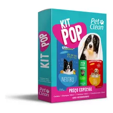 Kit Shampoo, Perfume E Condicionador Pet Clean Para Cães 700ml