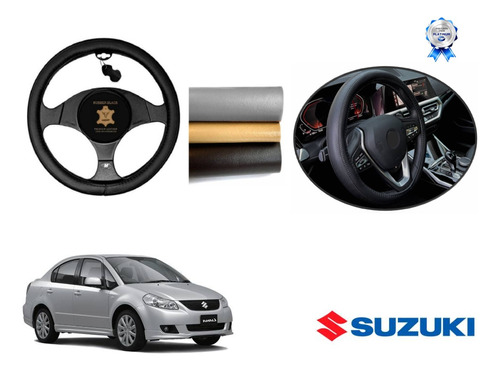 Tapetes 3d Logo Suzuki + Cubre Volante Sx4 Sedan 2008 A 2014 Foto 3