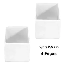 Ponteira Protetora Pé De Cadeira Mesa Banqueta 2,5x2,5cm 4pç