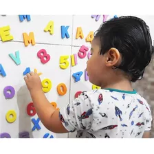 Letras E Números Brincando No Banho De Eva Educativo 77 Pçs