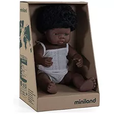 Miniland Baby Doll African Girl 38 Cm 15